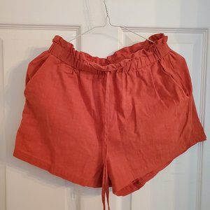 Shein Orange Paper Bag Waist Shorts - Size Small | Stylish & Versatile